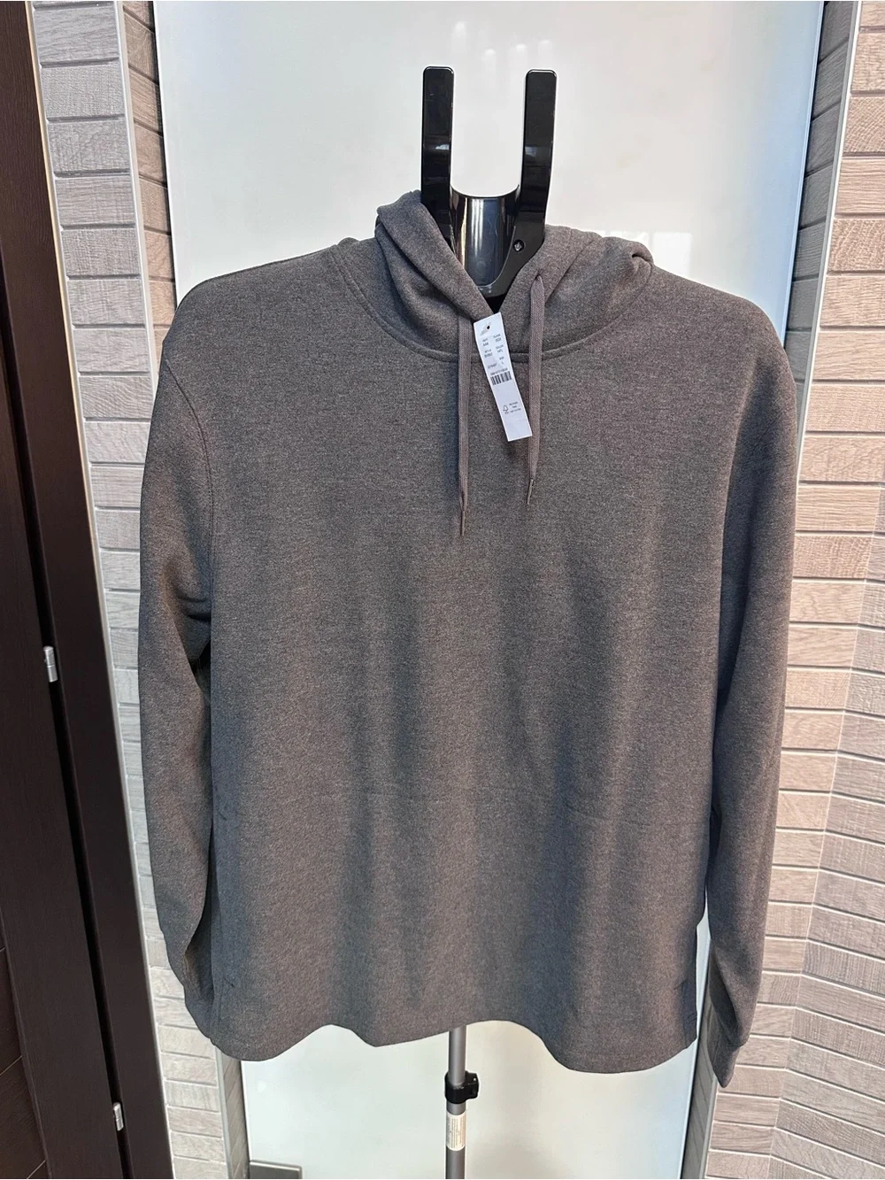 J. Crew Seaboard Men's Gray Hooded Sweat Shirt